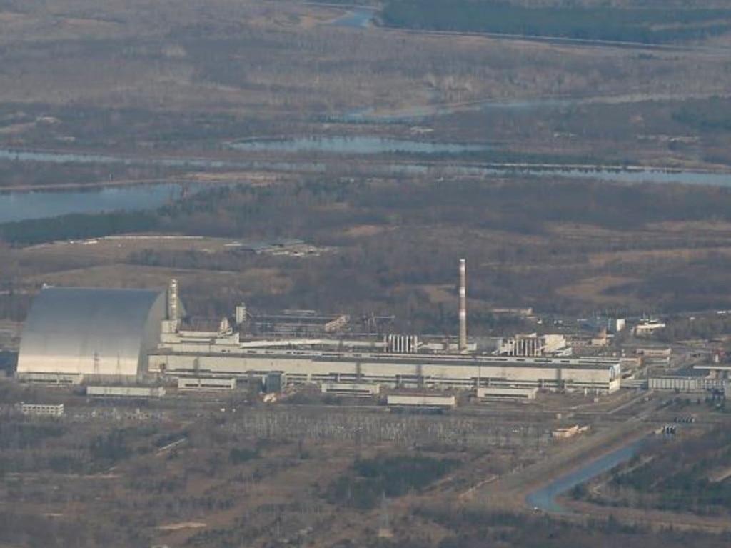 Ukraine reported increased levels of radiation by Chernobyl’s nuclear power plant after Russian forces seized the area. Picture: Reuters.