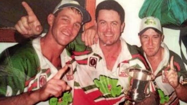 After winning the Bundaberg premiership with Hervey Bay Seagulls in 2001.