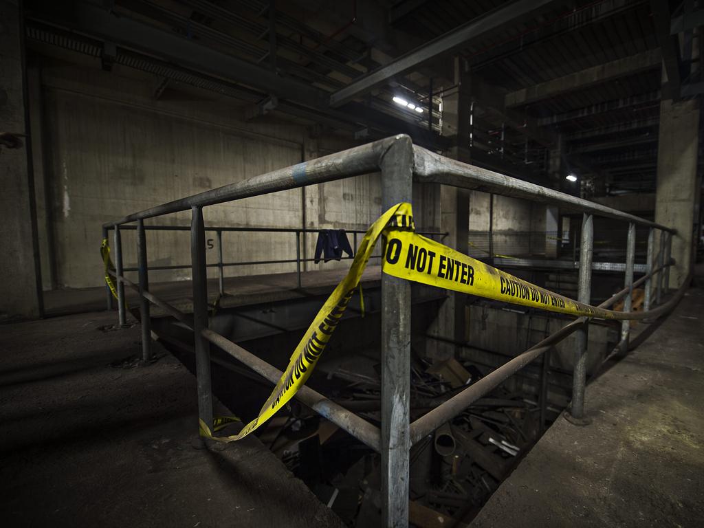 An abandoned tunnel and platform under Sydney's Central Station. Photos: Chris McKeen