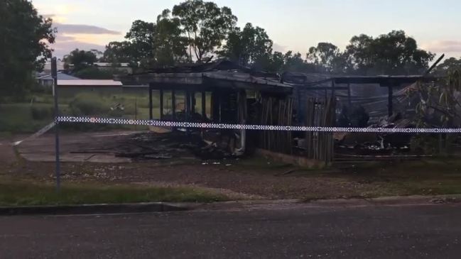 From flood to fire: old Maryborough wrecking yard goes up in flames