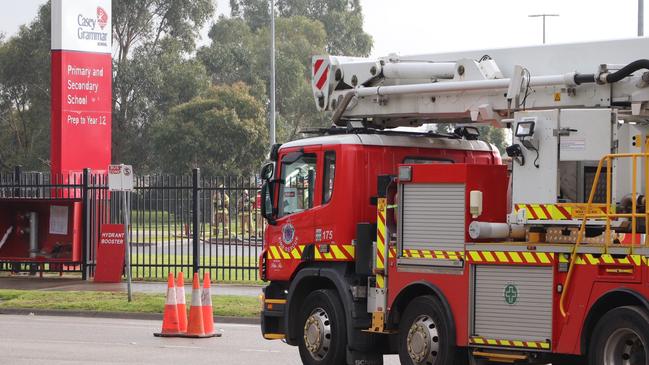 A fire broke out at the Salvos building in New Holland Drive on July 24. Picture: Joel Stewart