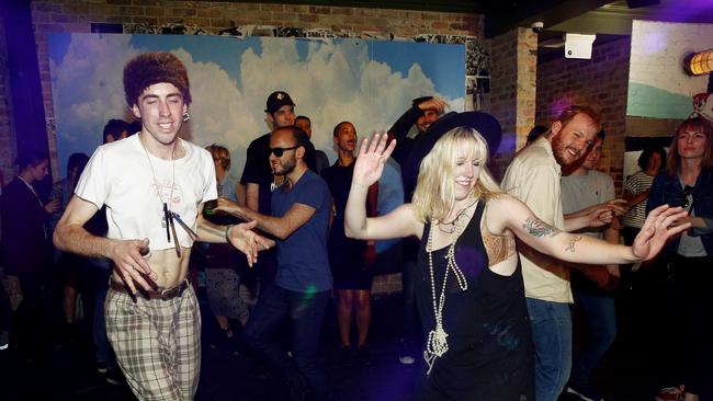 Dancers at the Newtown Hotel. The inner west has long been regarded as a party hotspot. Picture: John Appleyard