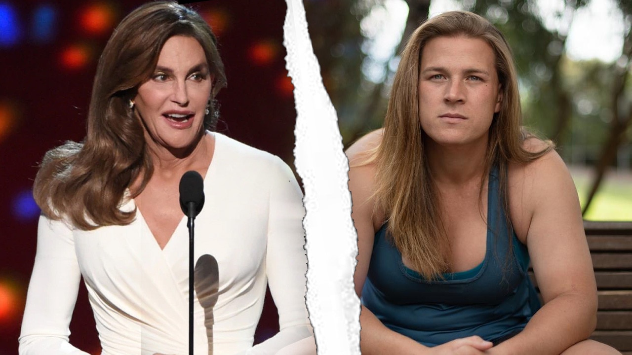 High-profile transgender identities Caitlin Jenner (L) and Hannah Mouncey have differing views on FINA’s landmark decision.