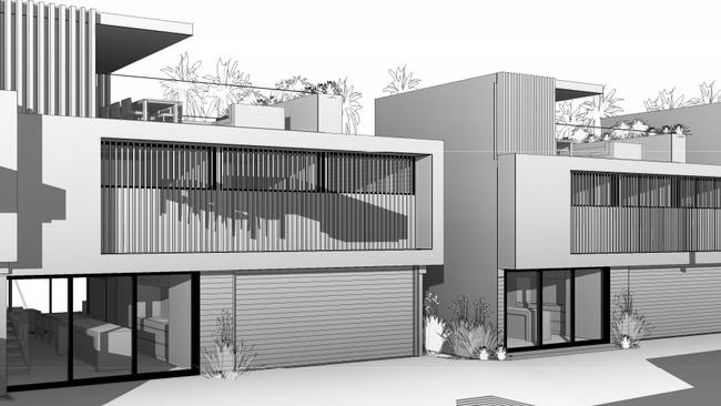 A development application was lodged for 14 townhouses at 103 Paterson St, Byron Bay.