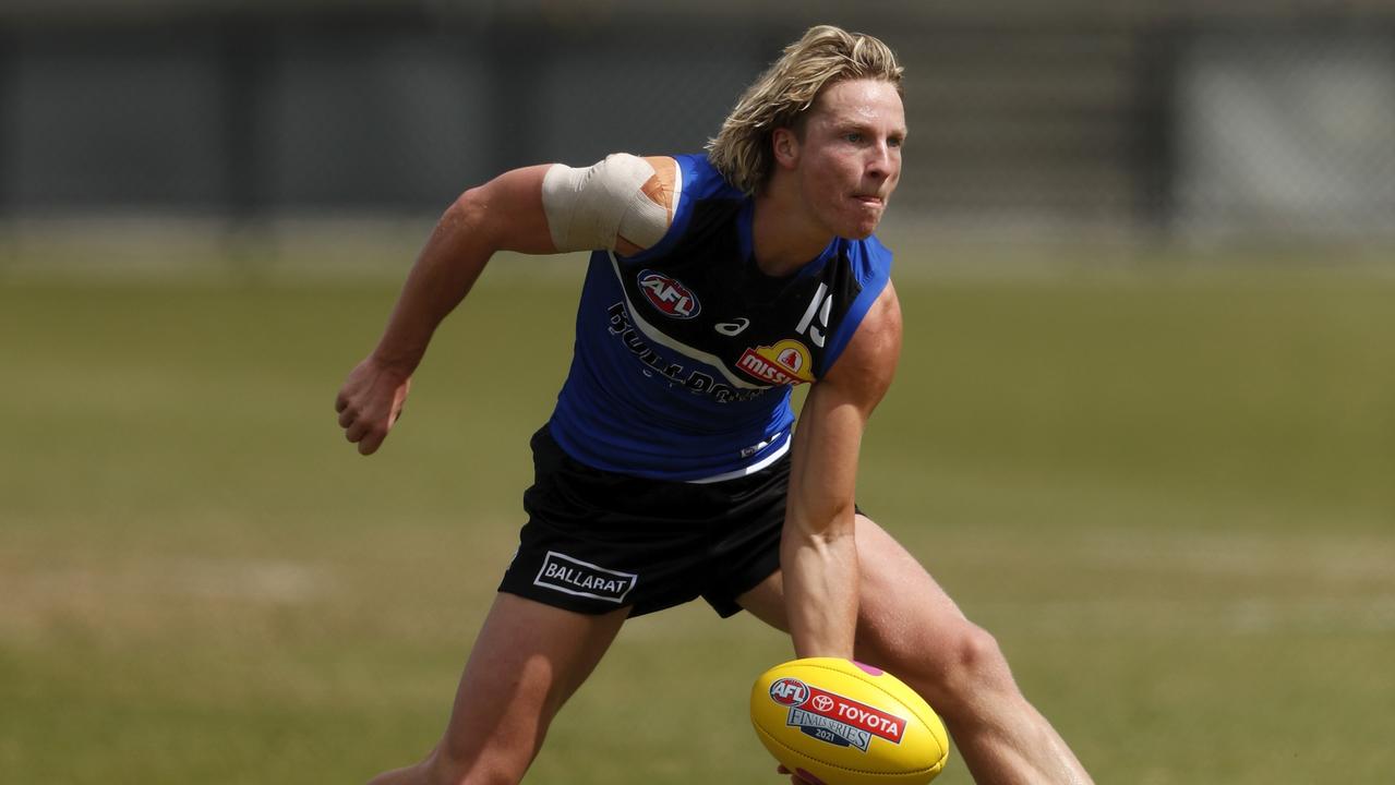 Cody Weightman is set to return to the Western Bulldogs’ line-up for the grand final. Picture: Dylan Burns / AFL Photos via Getty Images