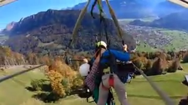 Terrifying hang gliding experience