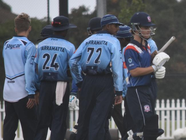 Hamish Teasdale is dismissed. Picture: Sean Teuma