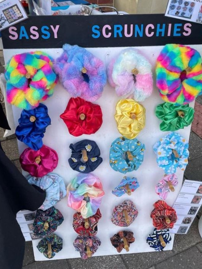 Scrunchie are Teagan McClure’s signature product. Pictures: Instagram