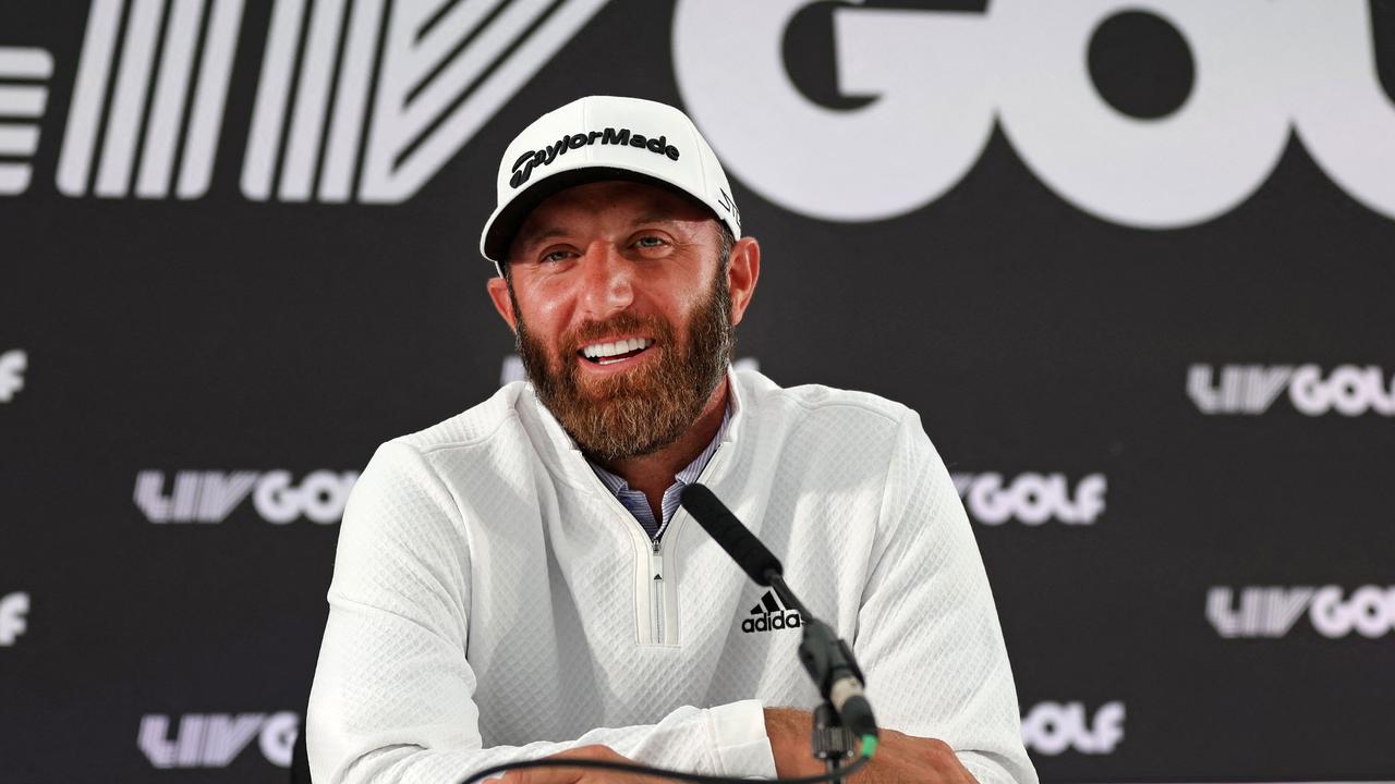 Dustin Johnson has quit the PGA Tour. (Photo by ADRIAN DENNIS / AFP)