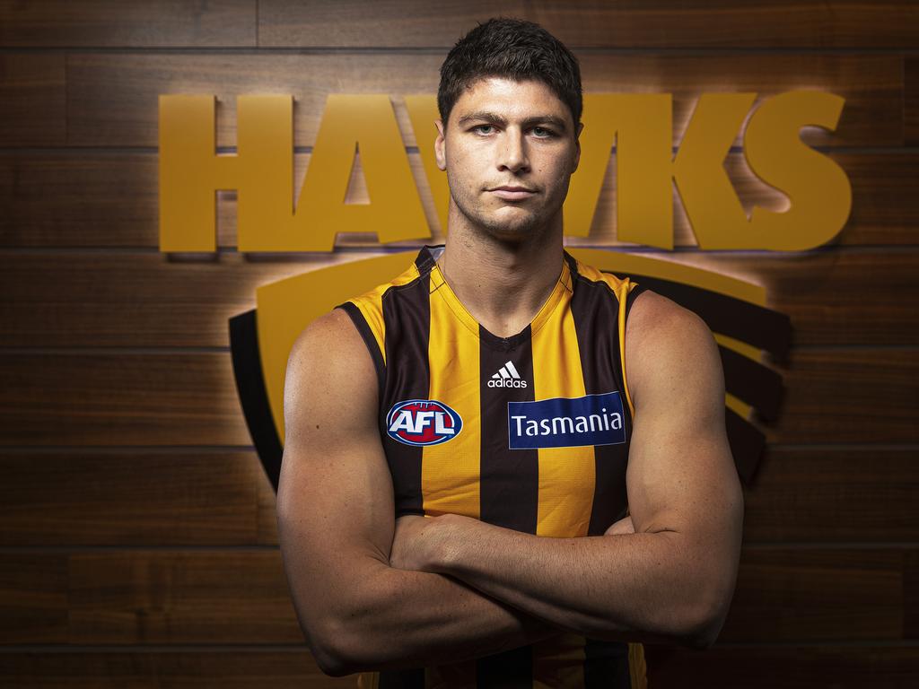 Jonathon Patton in Hawks colours.