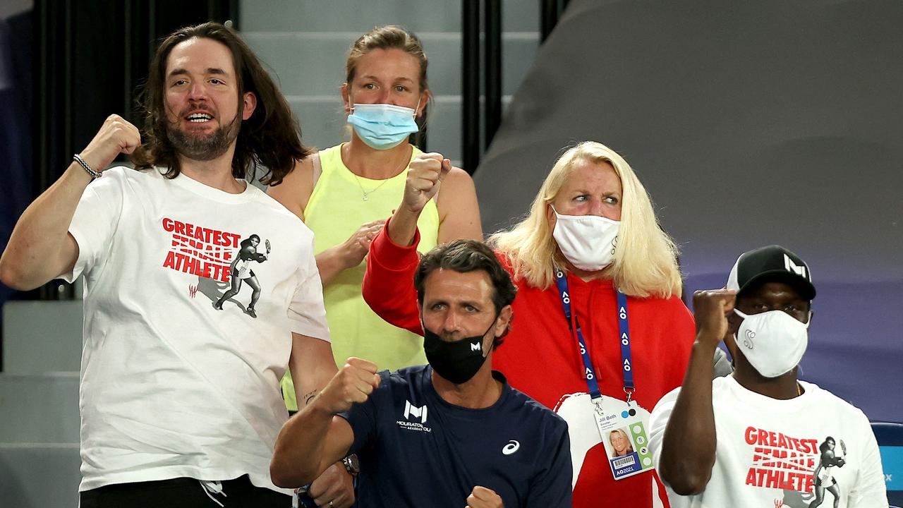 Patrick Mouratoglou, who was previously part of Team Serena, is supportive of a new ATP Tour coaching trial. Picture: AFP