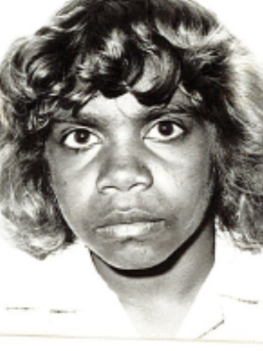 15 year old Marion Nabarula Nelson was last sighted in Yuendumu Community on Sunday the 10th of January 1982. Marion was seen getting into a vehicle with five males known to her. The vehicle Marion and the males were traveling in ran out of fuel approximately 50 kilometres south west of Yuendumu.