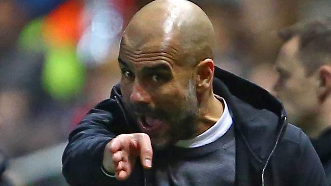 Manchester City's Spanish manager Pep Guardiola
