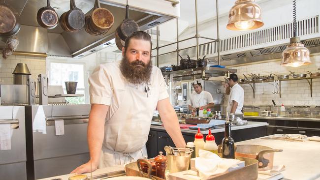 Bert's Bar and Brasserie head chef Sam Kane poses for a photograph in the kitchen at Newport. It has made the top 100 restaurants in Delicious NSW 100 list. Picture: Troy Snook.