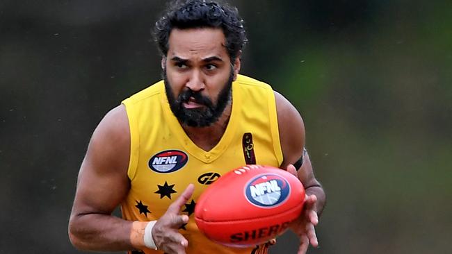 Former AFL star Andrew Lovett will spend Christmas behind bars after his bail application was rejected. Picture: Andy Brownbill.