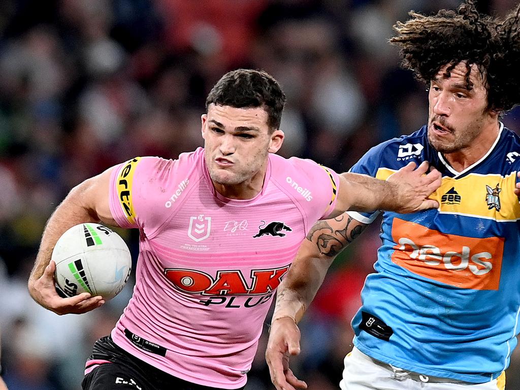 Nathan Cleary’s health is key to tipping the winner of the 2021 GF. Picture: Bradley Kanaris/Getty Images