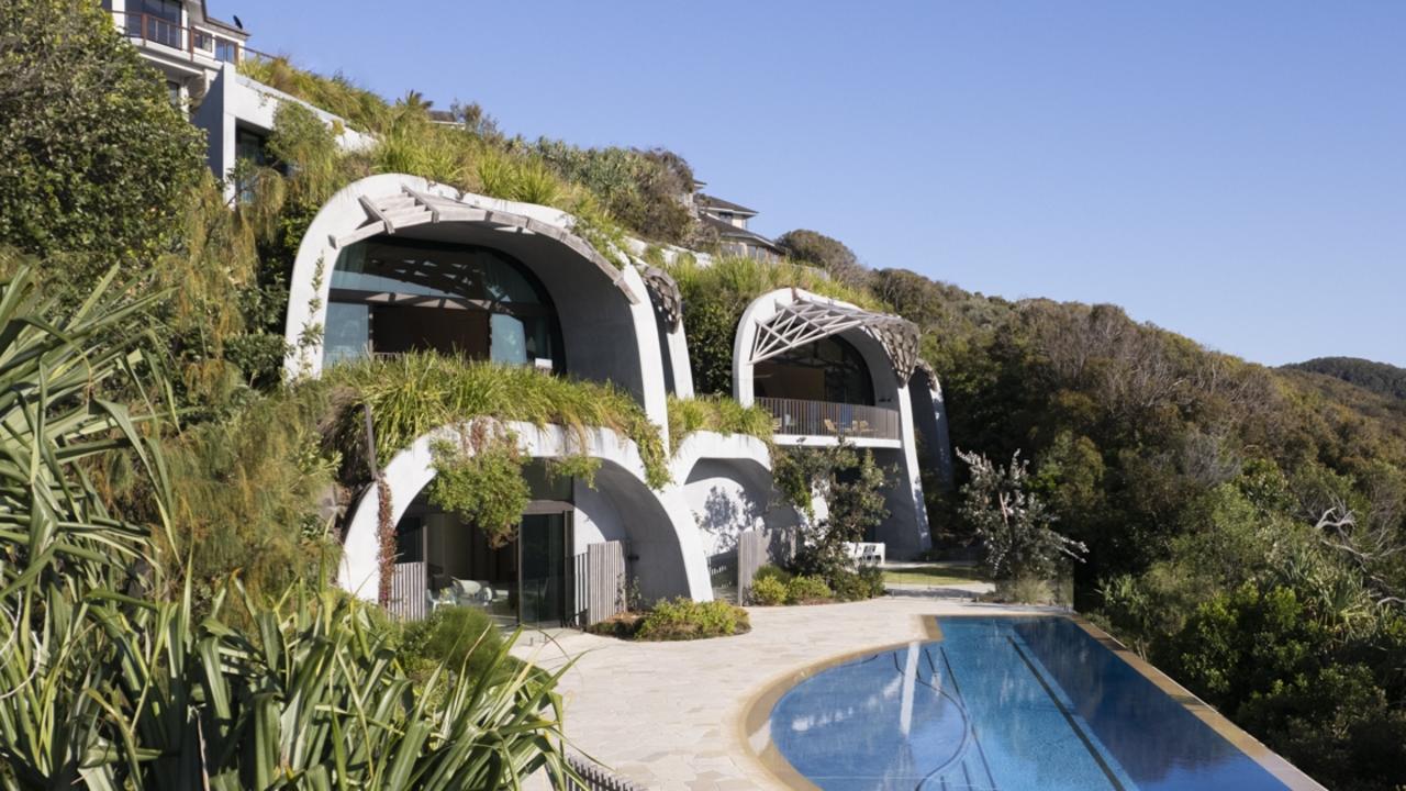 The award-winning Seaview Tce home at Sunshine Beach. Photo: Nikolas Strugar, Ravens At Odds.