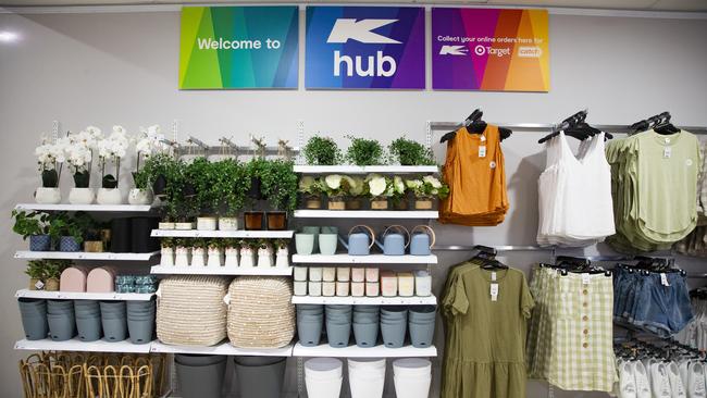 Stock in the already open Castlemaine K Hub. Picture: Kmart Australia