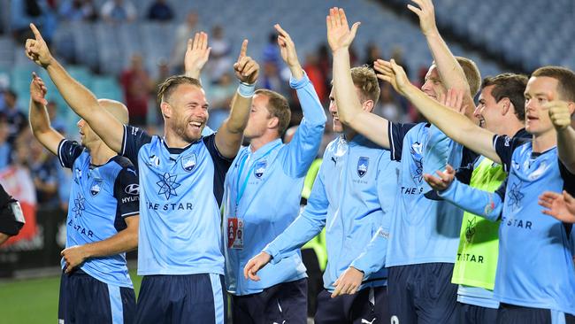 Sydney are sitting pretty at the top of the A-League table.