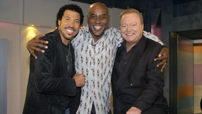 Newton with guests Lionel Richie and Ainsley Harriott.