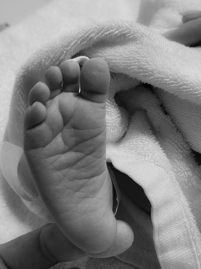 Baby Lando was nameless for 7 days. Pictures: Supplied