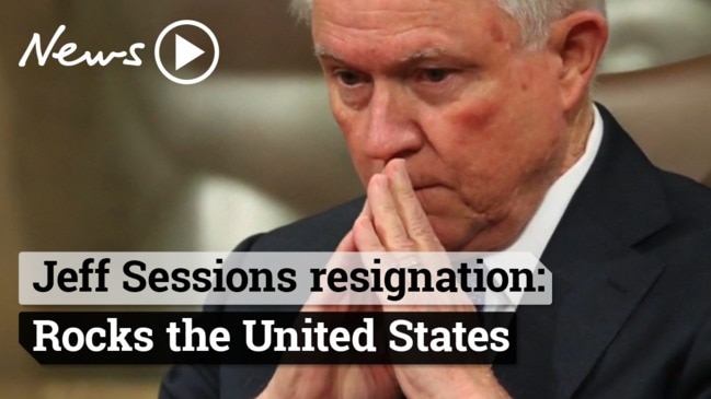 US Attorney General Jeff Sessions bombshell resignation