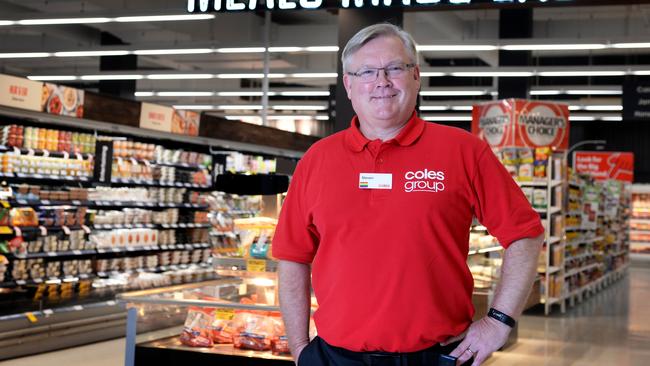 Coles chief executive Stephen Cain: 2022 will see a very ‘different atmosphere’ in Australia. Picture: Andrew Henshaw