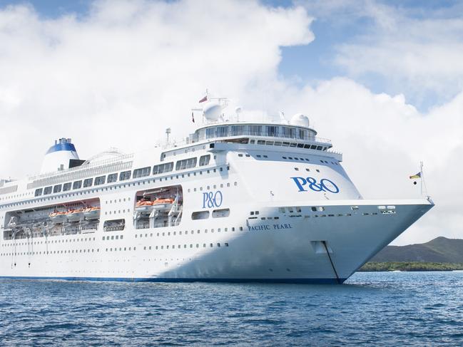 P&O Cruises’ Pacific Pearl ship will dock at Mornington in March 2015 as part of a new cruise route. Picture: P&O Cruises.