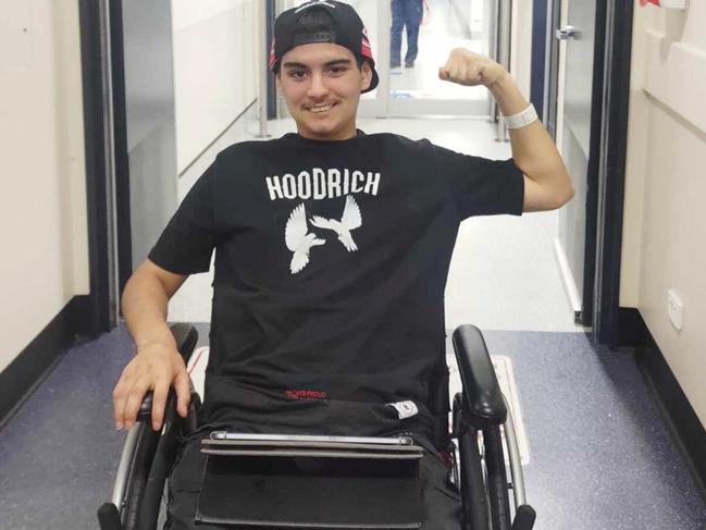 Paxton Zocaro-Retamal on his road to recovery.