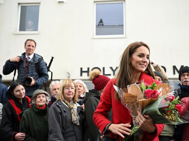 The Prince and Princess of Wales were met with a warm welcome from the residents of Anglesey. Picture: Getty Images