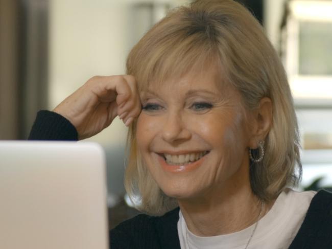 Olivia Newton-John talks about her experience with using cannabis to help with her cancer on the new documentary. Picture: Daniel Raffaele