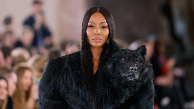 (EDITORIAL USE ONLY - For Non-Editorial use please seek approval from Fashion House) Naomi Campbell walks the runway during the Schiaparelli Haute Couture Spring Summer 2023 show as part of Paris Fashion Week on January 23, 2023 in Paris, France. (Photo by Estrop/Getty Images)