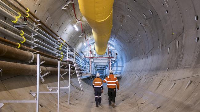 Digging on the Metro Tunnel has come to a halt.