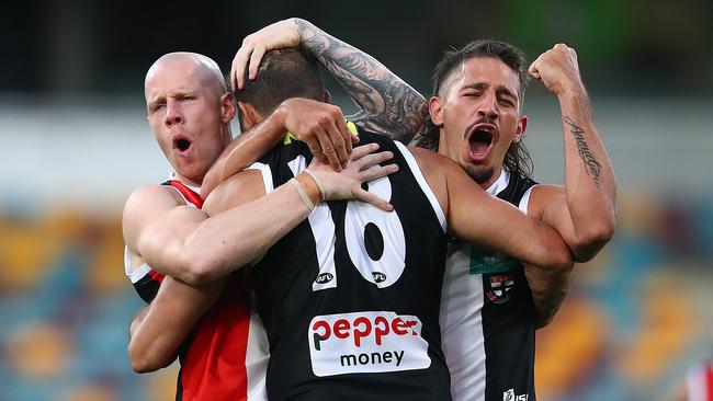 The Saints responded to their poor performance last week. Picture: Jono Searle/AFL Photos