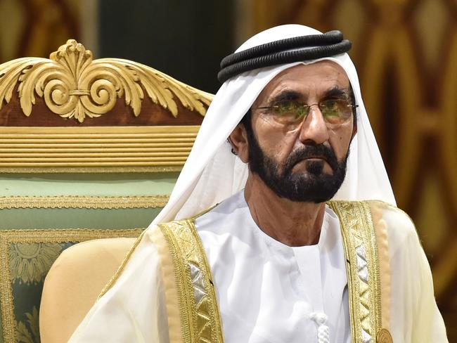 Mohammed bin Rashid Al-Maktoum, Vice President and Prime Minister of the United Arab Emirates, and ruler of the Emirate of Dubai. Picture: Fayez Nureldine/AFP