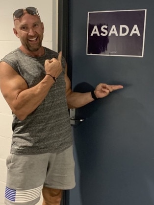 Shane Charter letting everyone know what he thinks of ASADA. Picture: Instagram