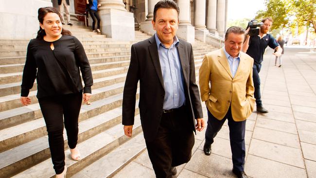 Former SA Best leader Nick Xenophon says he has now passed the baton to Upper House members Connie Bonaros and Frank Pangallo.