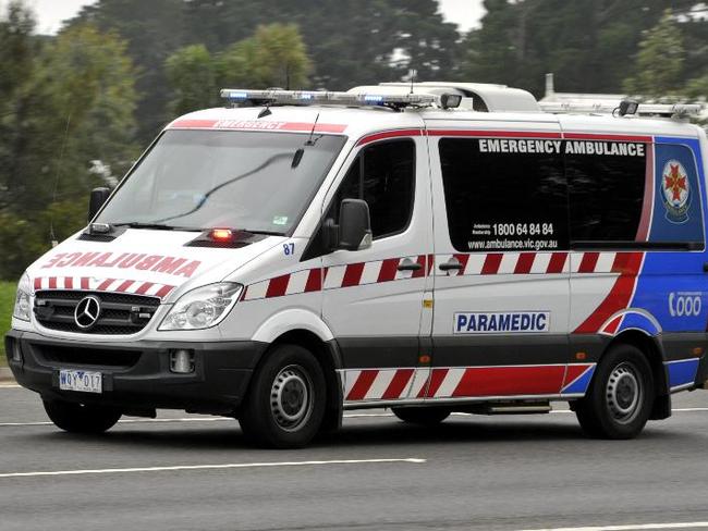 A young paramedic was asked by a senior colleague to help carry a much larger, 78-year-old patient down two flights of steps to get to the ambulance.