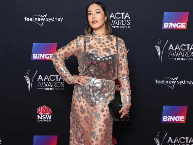 Melissa Leong, pictured at the 2022 AACTAs, has reportedly fallen out with members of the MasterChef production crew. Picture: Brendon Thorne