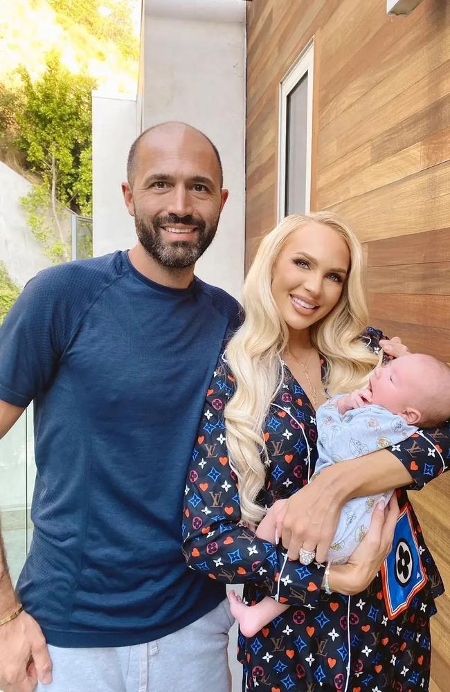 The pair met on Selling Sunset and are currently fighting over the custody of their child. Picture: christinequinn/Instagram