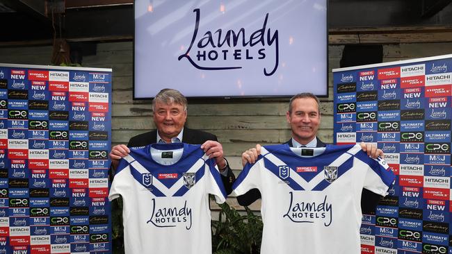 Canterbury Bulldogs sponsor launch. Picture: Brett Costello