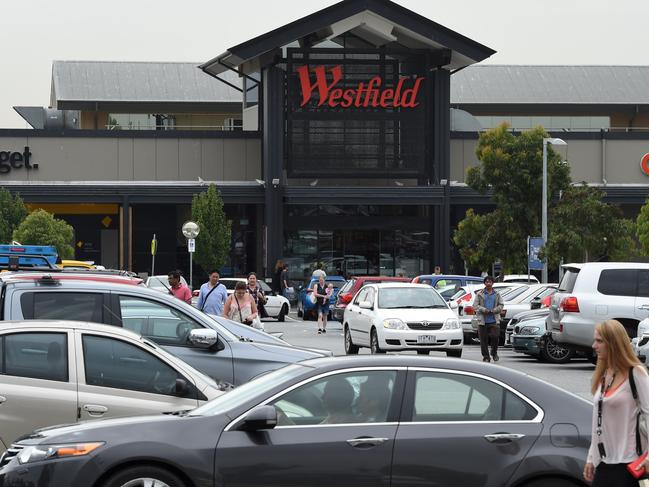 Fountain Gate shopping centre exterior including the car parks, Casey ARC and the bus terminal at Narre Warren. Picture: Chris Eastman