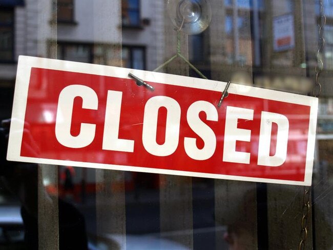 Closed sign