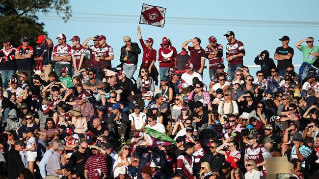 The crowd at Lottoland would be moving to Moore Park if a report’s suggestions are adopted. Picture. Phil Hillyard