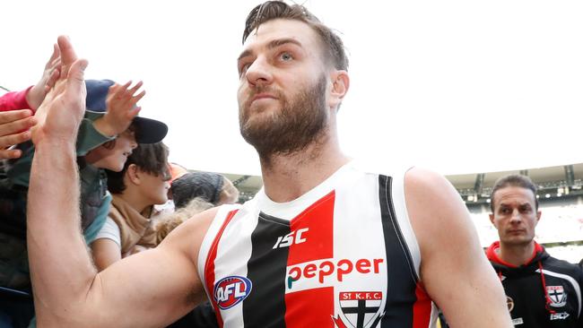 Sam Fisher – affectionately known as ‘Chips’ – is rebuilding his life after last year’s shock arrest and stint in rehab. Picture: AFL Media