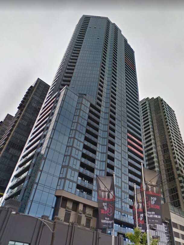 Southbank Central Apartments clocked up the most Uber Eats visits of the year. Picture: Google Maps.