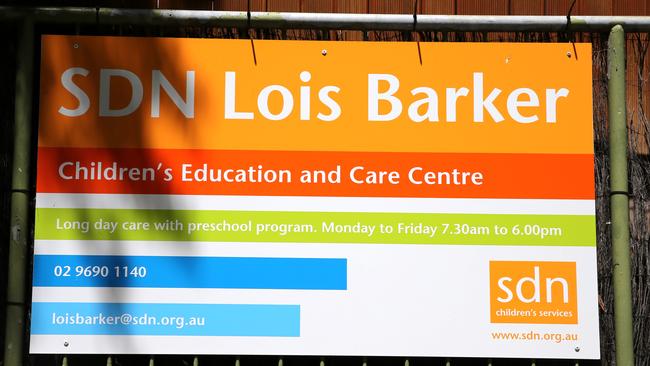 The Lois Barker child care centre is about 50m from the James Cook building.