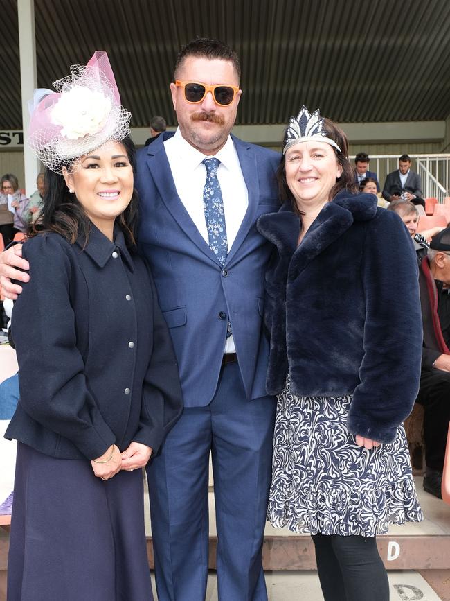 Megan Choong , Mark Boardman and Simone Francis Picture: Mark Wilson