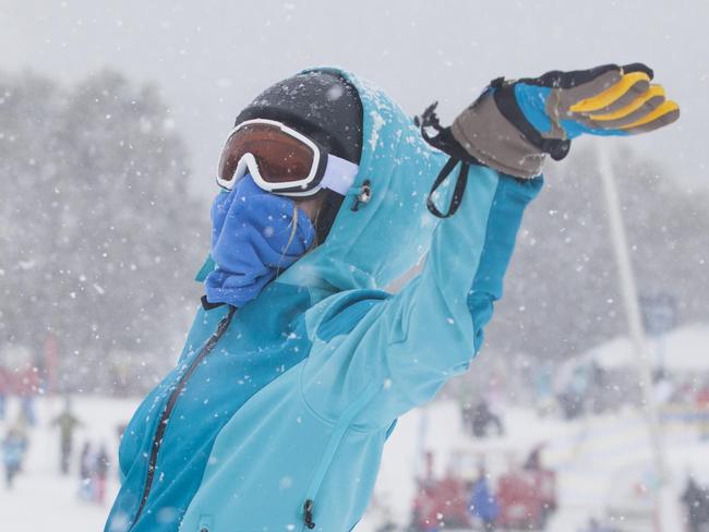 Vision of snowfall at Thredbo, Saturday 12/07/2014 "This winter just keeps on delivering, with more snow falling at Thredbo this weekend and even more expected next week" Photo supplied.