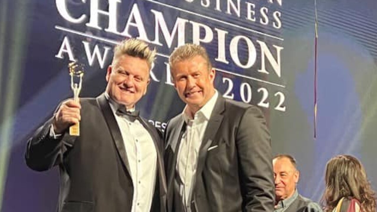 CLP candidate for Johnston Gary Strachan (left) is no stranger winning awards. Picture: Facebook